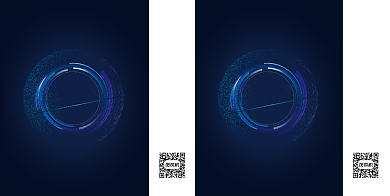 深色大气简约未来科技礼品手提袋包装背景