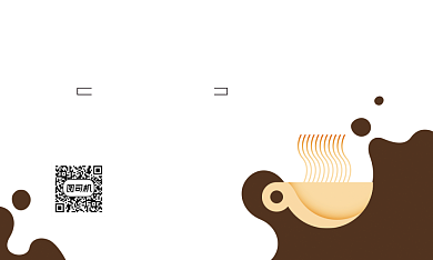 创意咖啡店下午茶名片模板背景