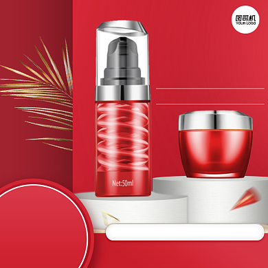 眼霜精华液眼纹霜组合套装上新促销主图背景