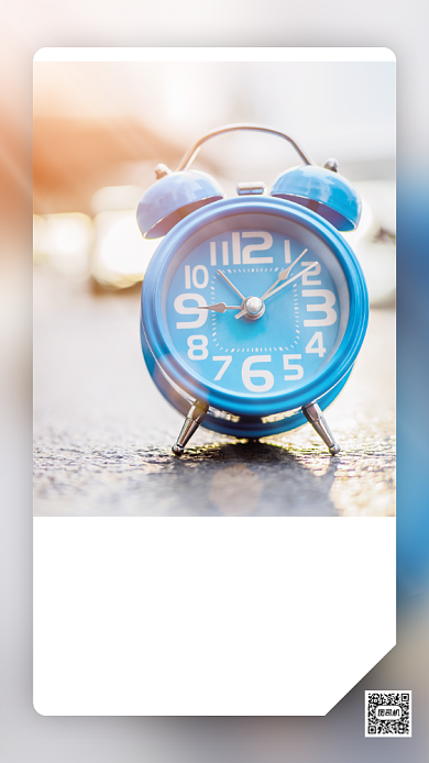 八月你好清新实景日签手机海报背景