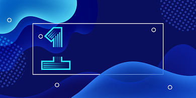 倒计时蓝色科技感流体年度晚会盛典展板背景