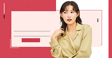 双十一服装女装风衣秋冬上新促销海报背景