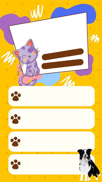 宠物店开业特惠促销手机海报背景