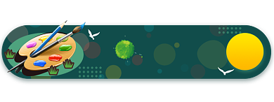 手绘寒假美术班培训教育胶囊背景