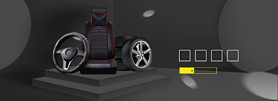 双十一汽车配件电商全屏背景