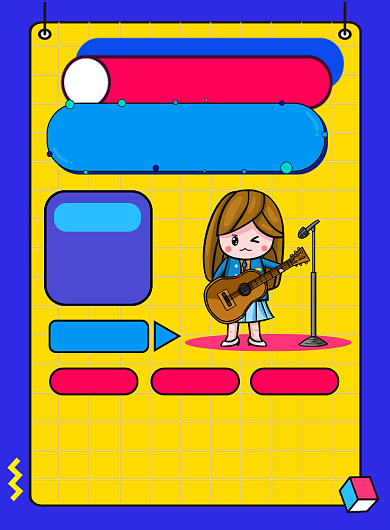 暑假乐器培训班招生宣传海报背景