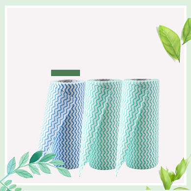 浅色简约厨房一次性无纺布抹布母婴百货日用主图背景