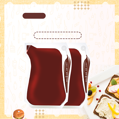 简约文艺巧克力牛奶主图背景