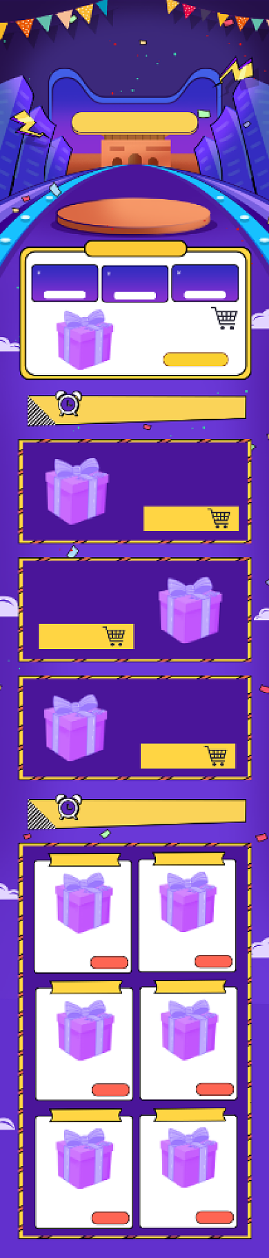 深蓝手绘风格五一劳动节促销淘宝首页背景