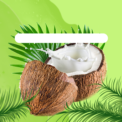 水果椰子季节热卖主图背景