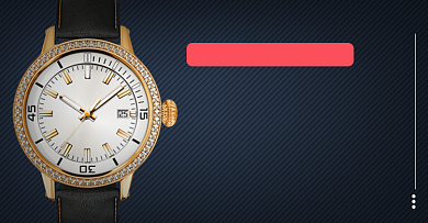 双十二高端珠宝简约腕表手表镶钻海报背景