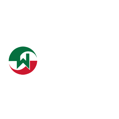 企业标志字母W标志背景