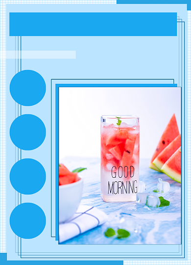 你好夏天你好西瓜文章配图背景