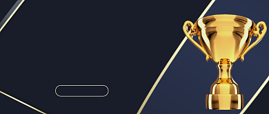蓝金奖杯手机游比赛公众号首图背景