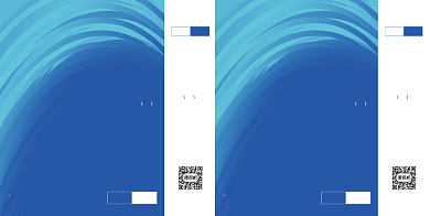 蓝色线条简约科技未来礼品手提袋包装背景