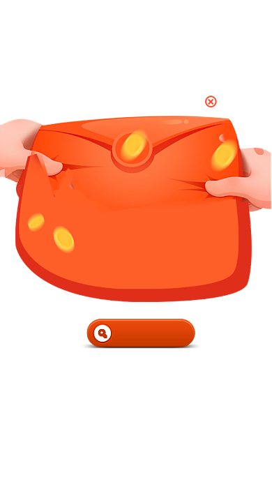 金色邀请好友瓜分红包弹窗弹框界面背景