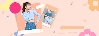 秋冬新上市女装淘宝电商banner图背景