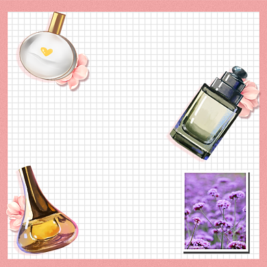 香水香氛主图植物花香主图背景