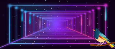 七夕鹊桥会话题讨论卡通手绘公众号首图背景