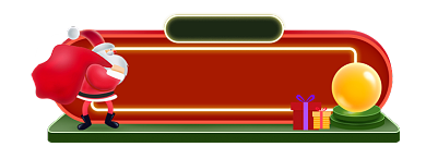 红色卡通圣诞礼遇季标签胶囊banner背景