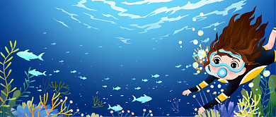 夏日消暑攻略公众号首图背景