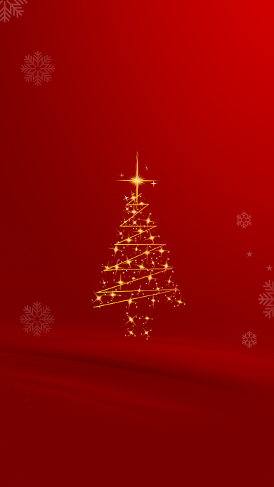 圣诞节红色喜庆节日宣传文章配图背景