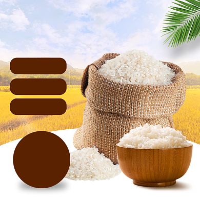 农产品大米时尚简约主图直通车背景