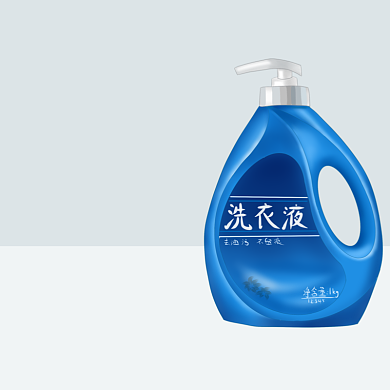 洗衣液洗护用品主图模板背景