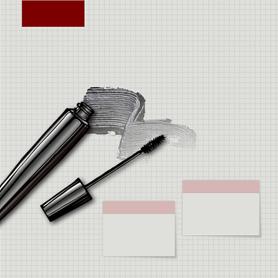 睫毛膏主图纤长卷翘睫毛膏背景