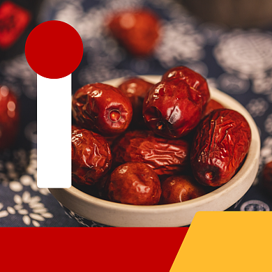 红枣食品淘宝主图直通车模板背景