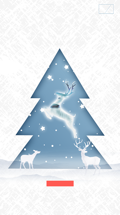 圣诞贺卡手机海报背景