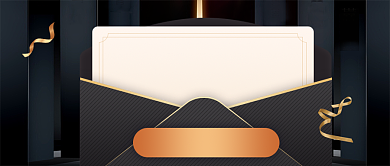 黑色星期五手绘卡通公众号首图背景