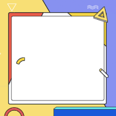 热点速报几何简约公众号次图背景