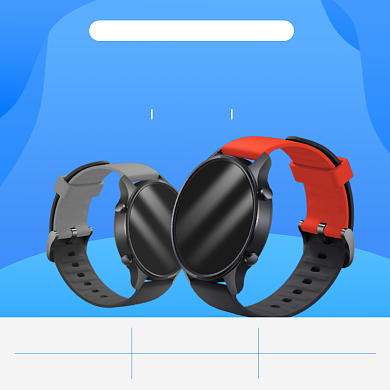 智能手表手环功能介绍简约主图背景