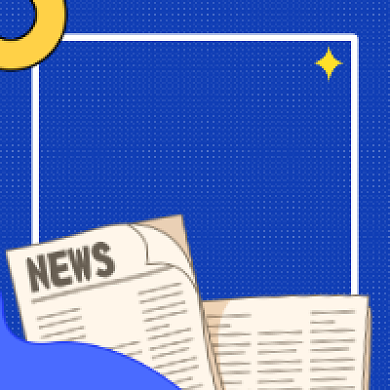 要闻资讯简约插画公众号次图背景