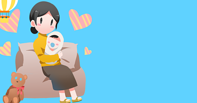 母婴育婴奶粉健康促销海报上新背景