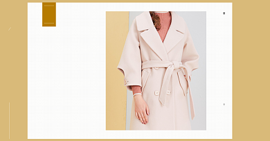 秋冬上新女装棉服时尚促销海报背景