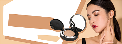 夏日粉底彩妆电商淘宝banner图背景