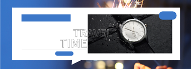 钟表节淘宝电商banner图背景