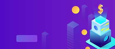 私人理财顾问紫色渐变公众号封面背景