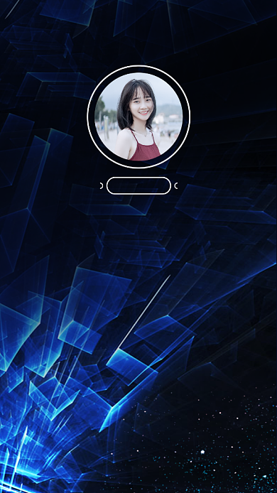 创意蓝色几何渐变讲师团队聊天背景图背景