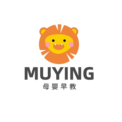 早教教育狮子母婴童装LOGO