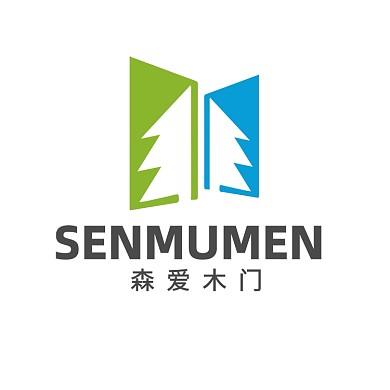 森林树木家居家具木门LOGO