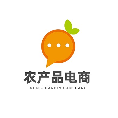 橘子果汁饮品店农业果园LOGO