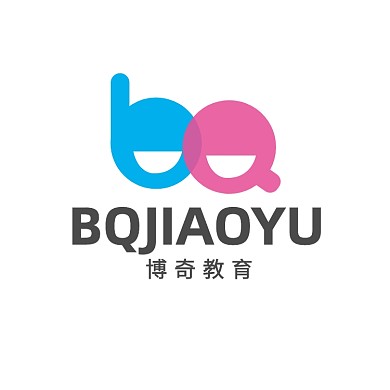 笑脸教育在线辅导BQ字母LOGO