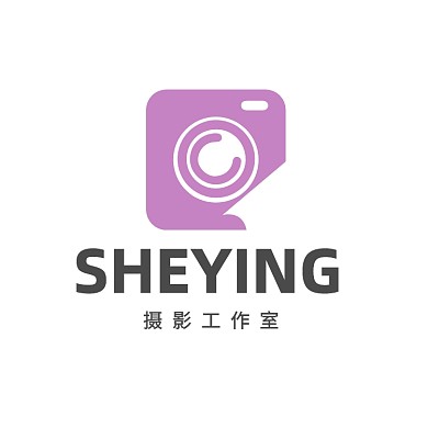摄影工作室彩色相机LOGO