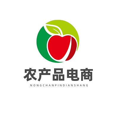苹果园农产品水果超市LOGO