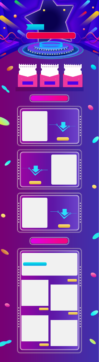 蓝紫色渐变电脑电竞节数码电子游戏耳机首页背景