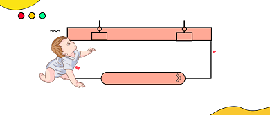 婴儿护理可爱清新公众号logo背景