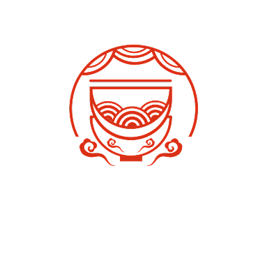 中国风中餐厅饭店LOGO背景